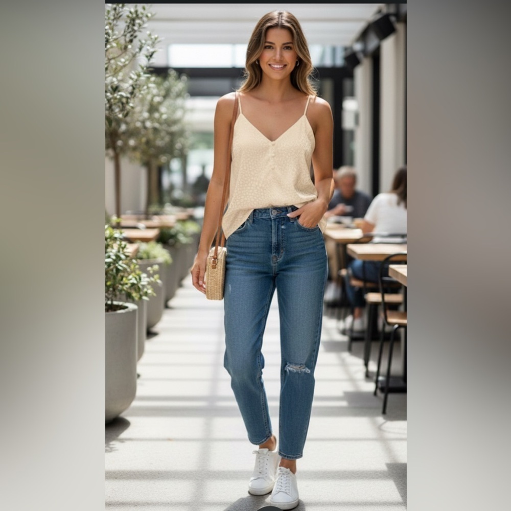 Vine & Love Cream Tank Top